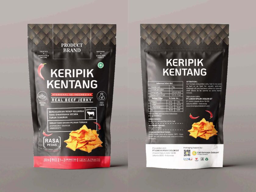 Keripik Kentang Premium (Standing Pouch)