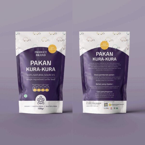 Pakan Hewan Kura Kura (Standing Pouch)