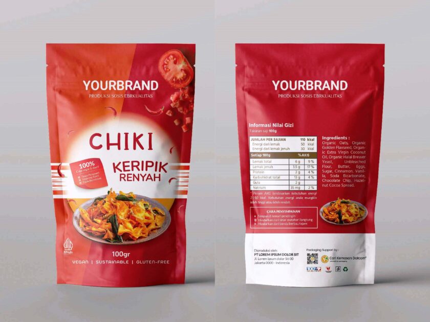 Standing Pouch Makanan Ringan