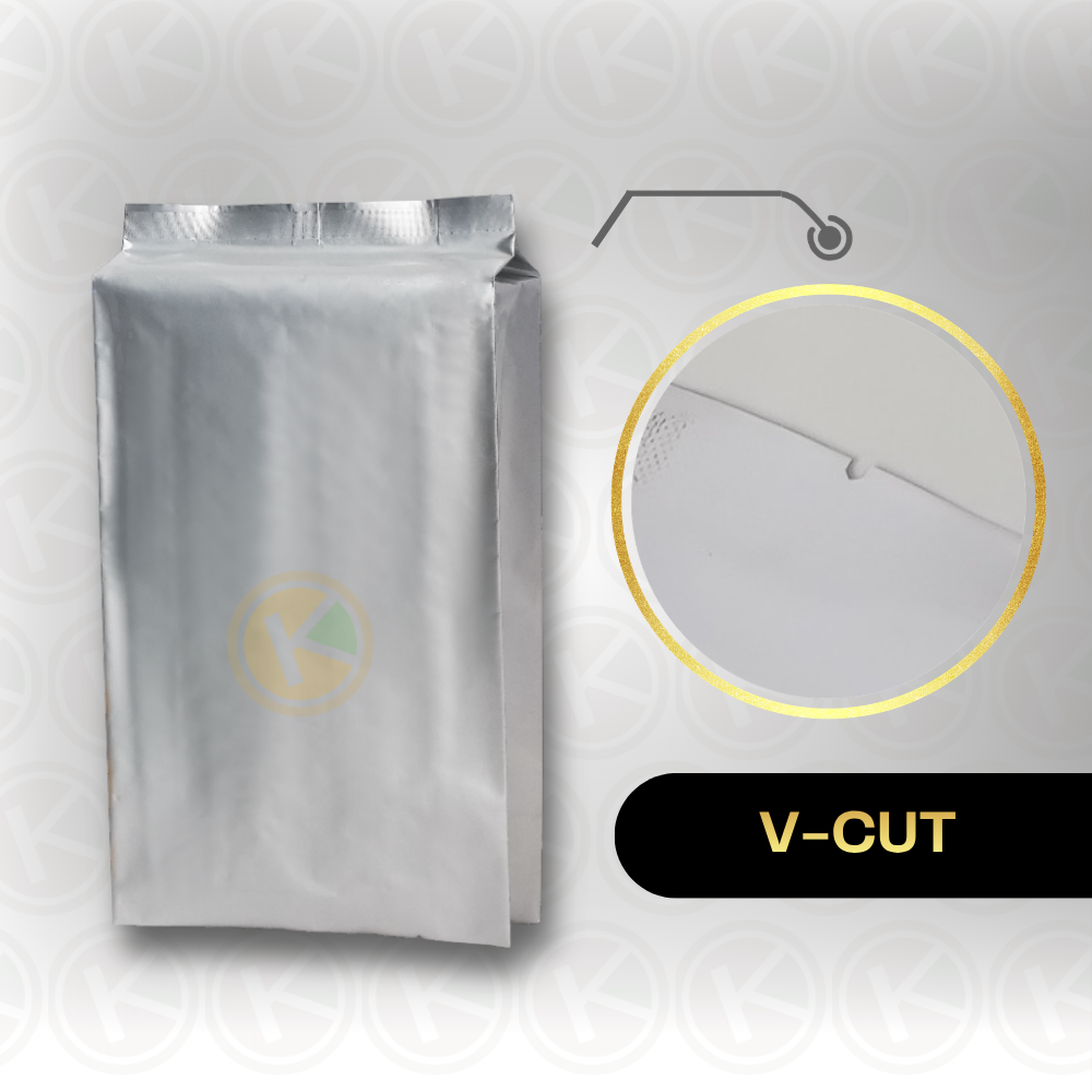 Gusset (9+4,5+1) x 18 Kemasan Plastik Alumunium Foil Warna Doff - Gambar 4