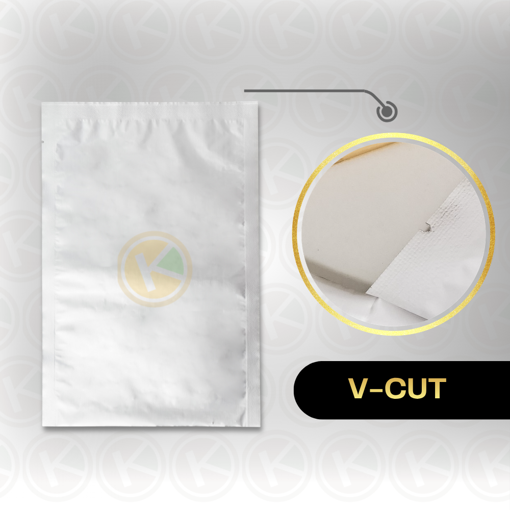 Three Side Seal 12 x 16 Kemasan Plastik Metalized Warna Doff - Gambar 4