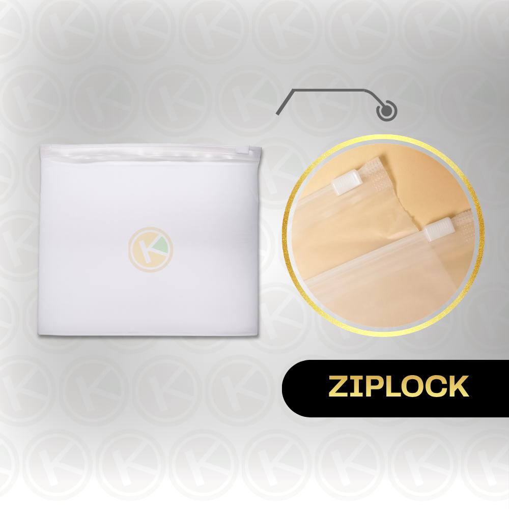 Plastik Zipper Bag 17 x 20 Frosted Biodegradable - Gambar 4