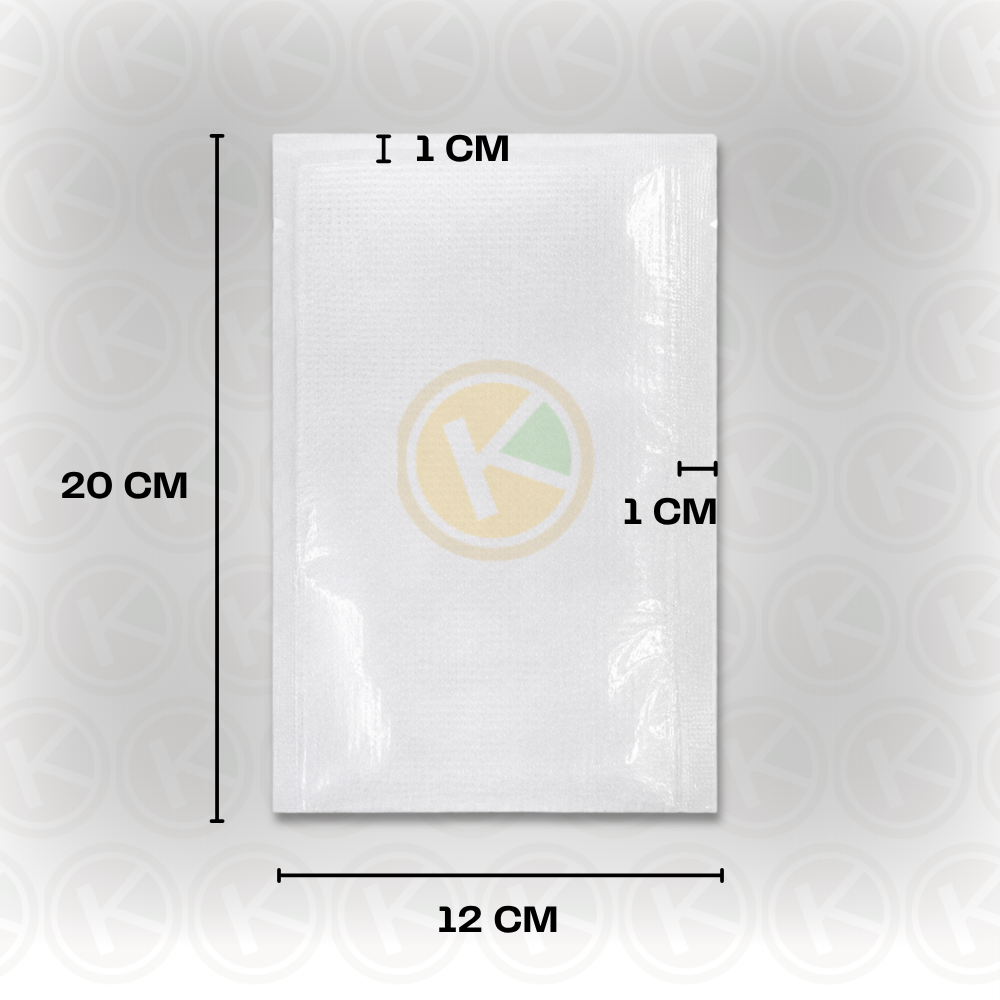 Vacuum Pack/Bag 12 x 20 Polos Embossed Transparan - Gambar 2