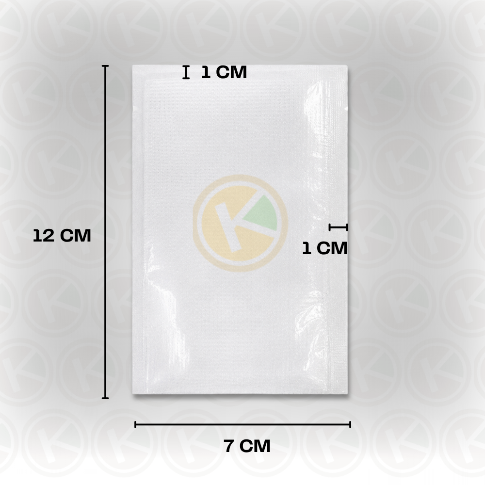 Vacuum Pack/Bag 07 x 12 Polos Embossed Transparan - Gambar 2