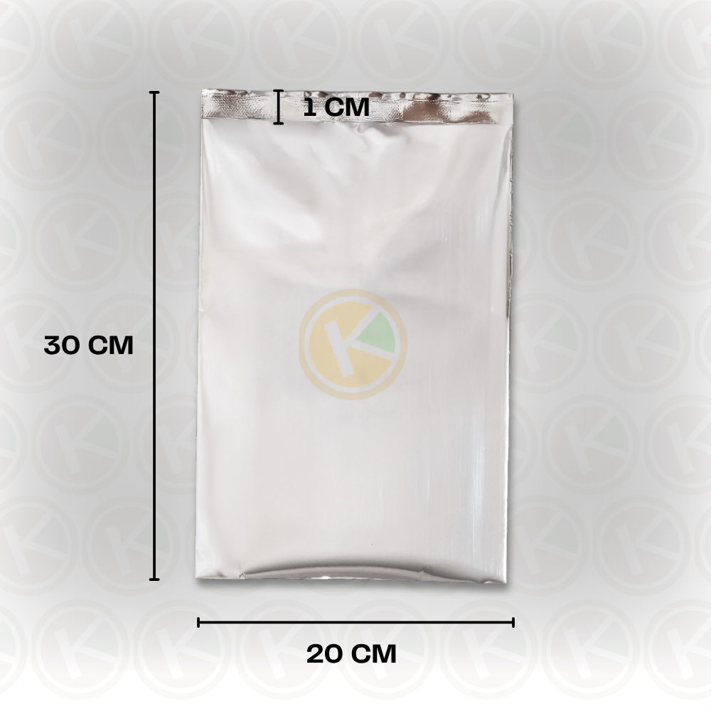Center Seal 20 x 30 Kemasan Plastik Metalized Warna Glossy - Gambar 2