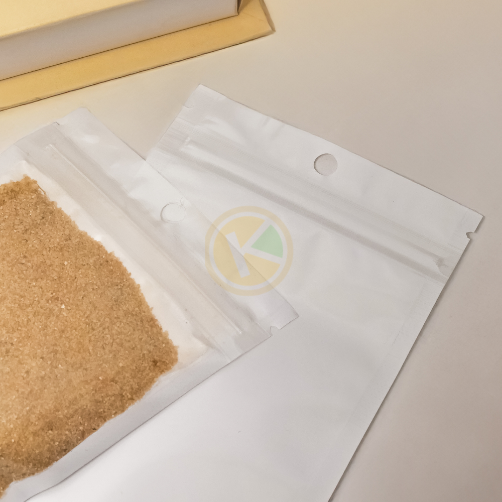 Plastik Klip 20 x 30 Kemasan Ziplock Putih Susu Transparan - Gambar 5
