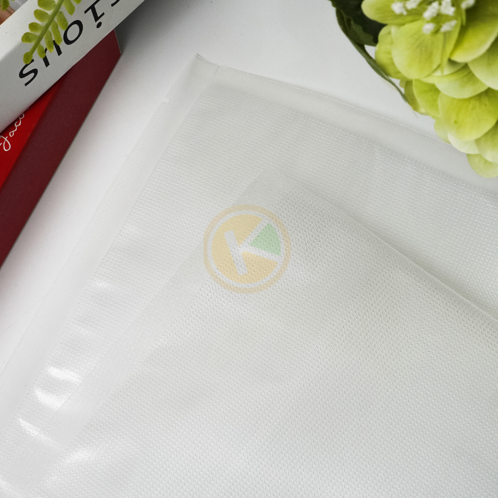 Vacuum Pack/Bag 15 x 25 Polos Embossed Transparan - Gambar 5