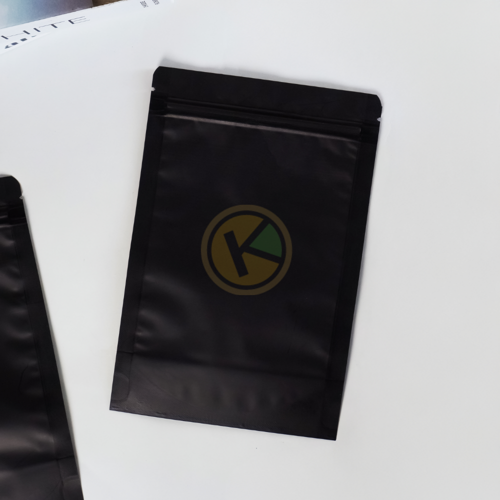 Standing Pouch 10 x 16 Kemasan Plastik Ziplock Non Window Hitam - Gambar 6