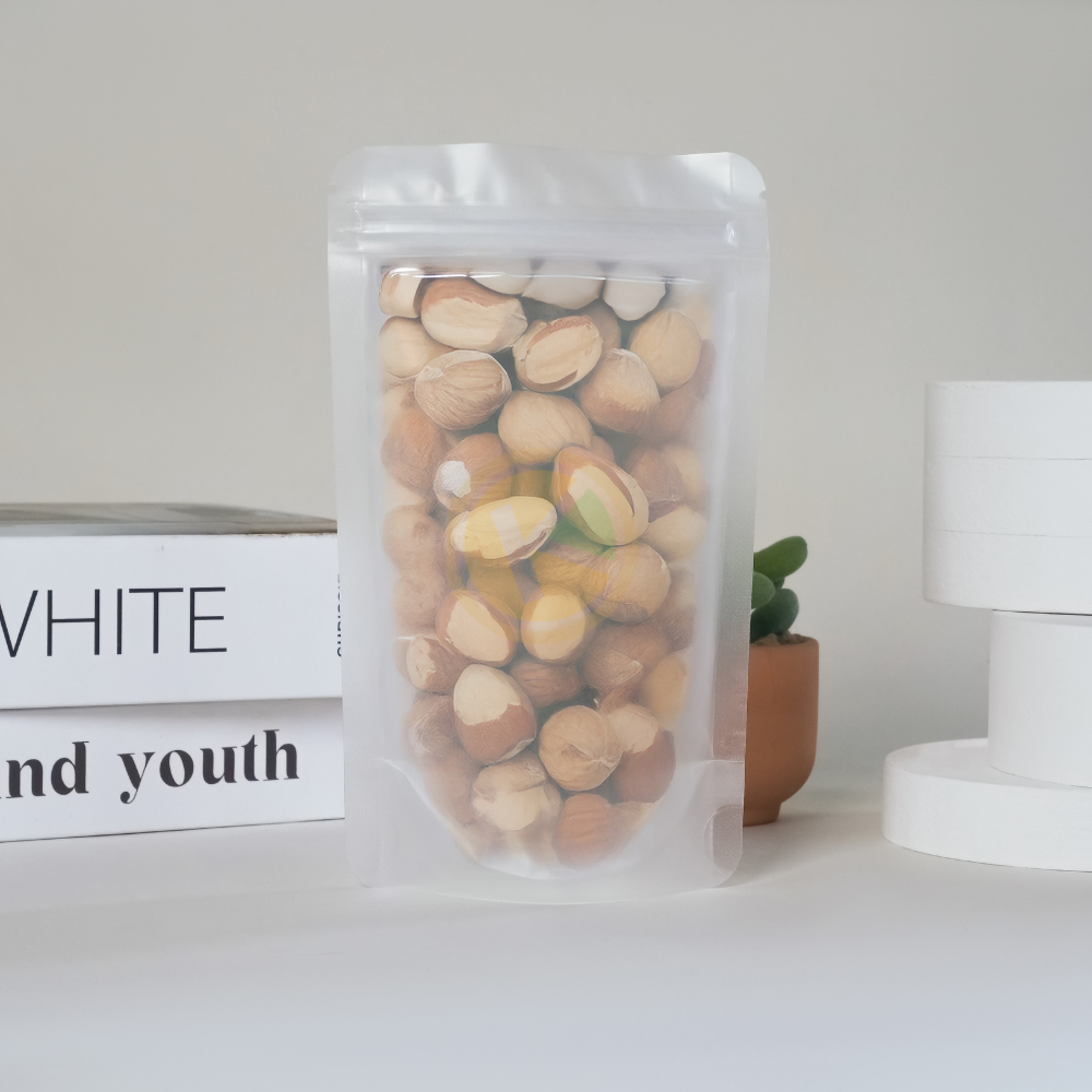 Standing Pouch 16 x 27 Kemasan Plastik Ziplock Transparan Doff - Gambar 6