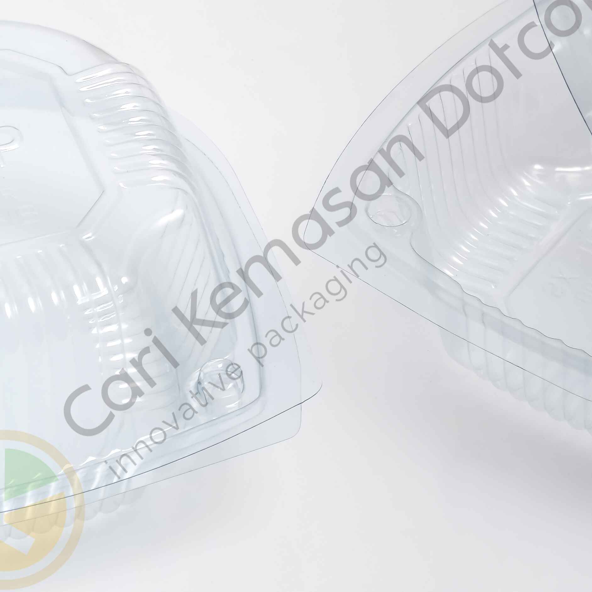 ISI 50 Mika Burger Plastik Bening Transparan - Gambar 3