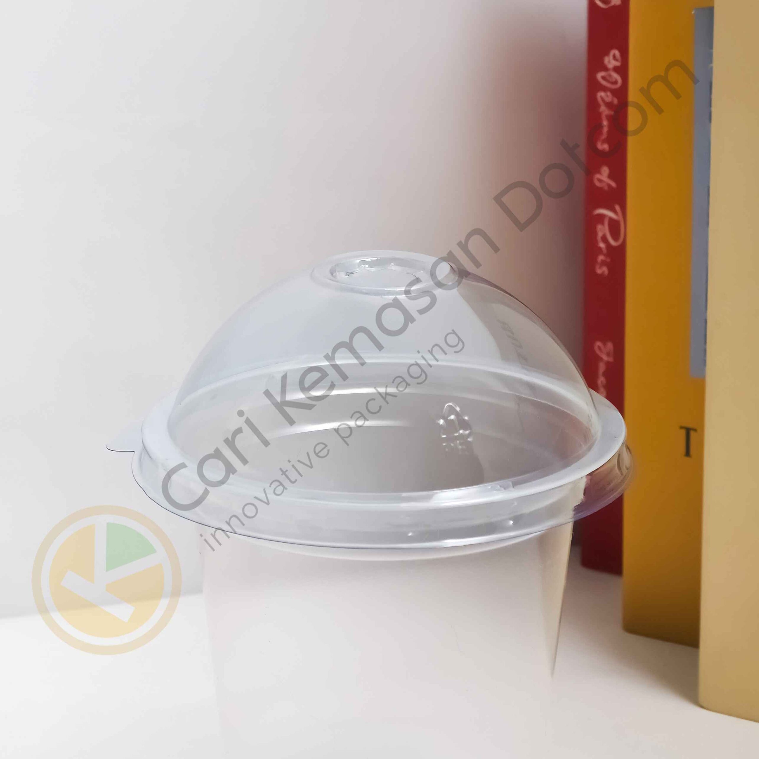 ISI 50 LID DOME 9.1 POLOS BENING 95 x 40 - Gambar 2