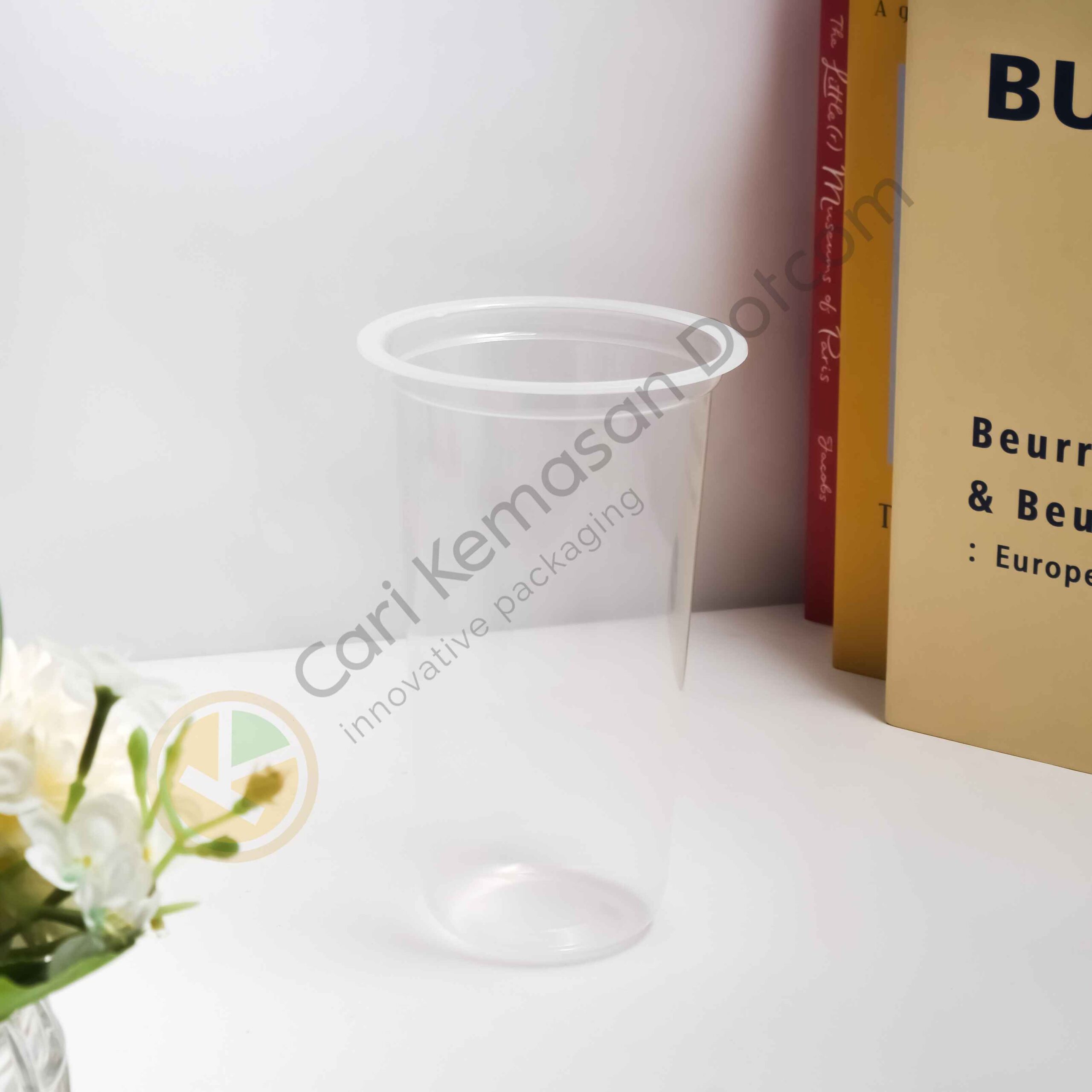 ISI 50 Gelas Plastik 22 Oz Transparan Cup Bening - Gambar 2