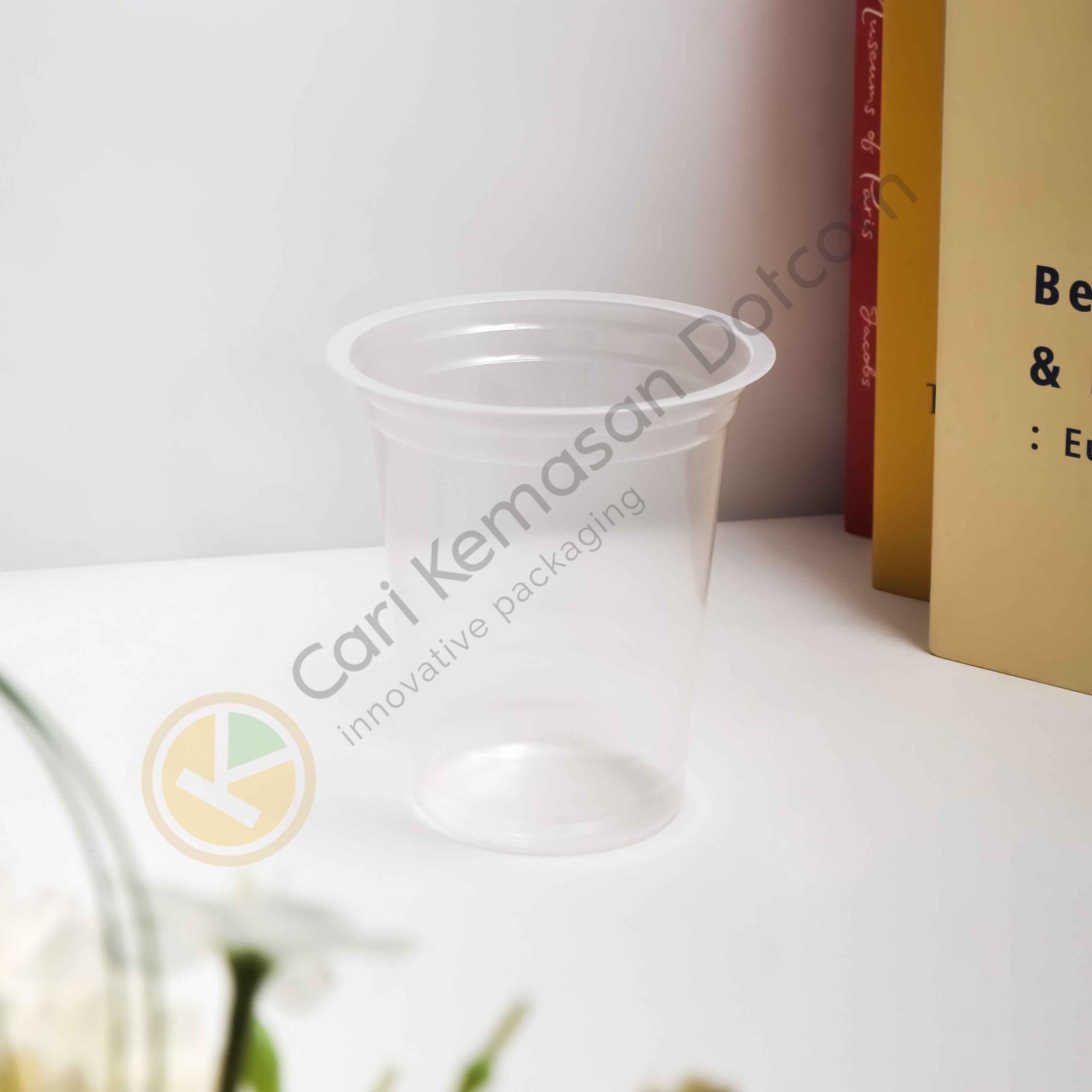 ISI 50 Gelas Plastik 16 Oz Transparan Cup Bening - Gambar 2