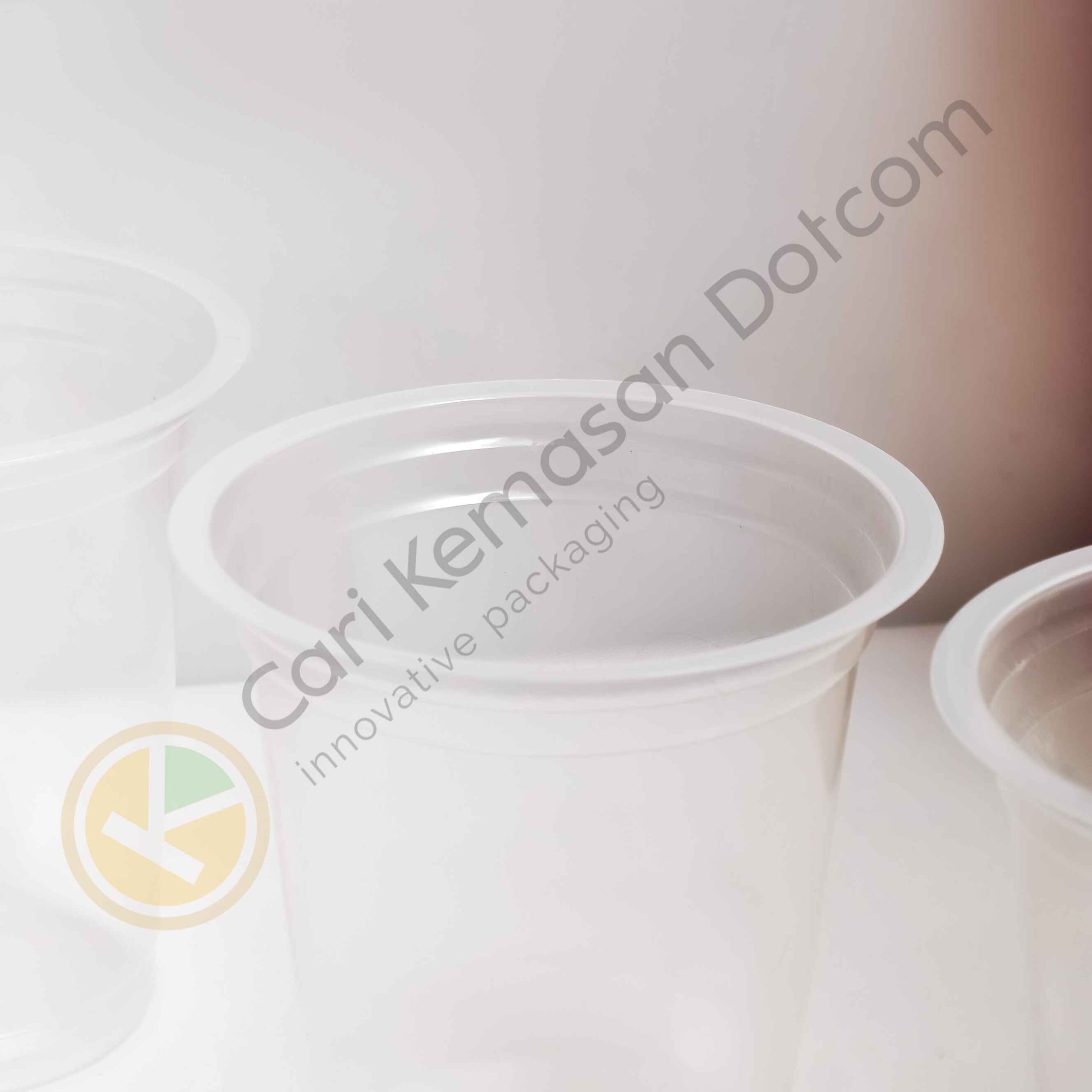 ISI 50 Gelas Plastik 16 Oz Transparan Cup Bening - Gambar 5