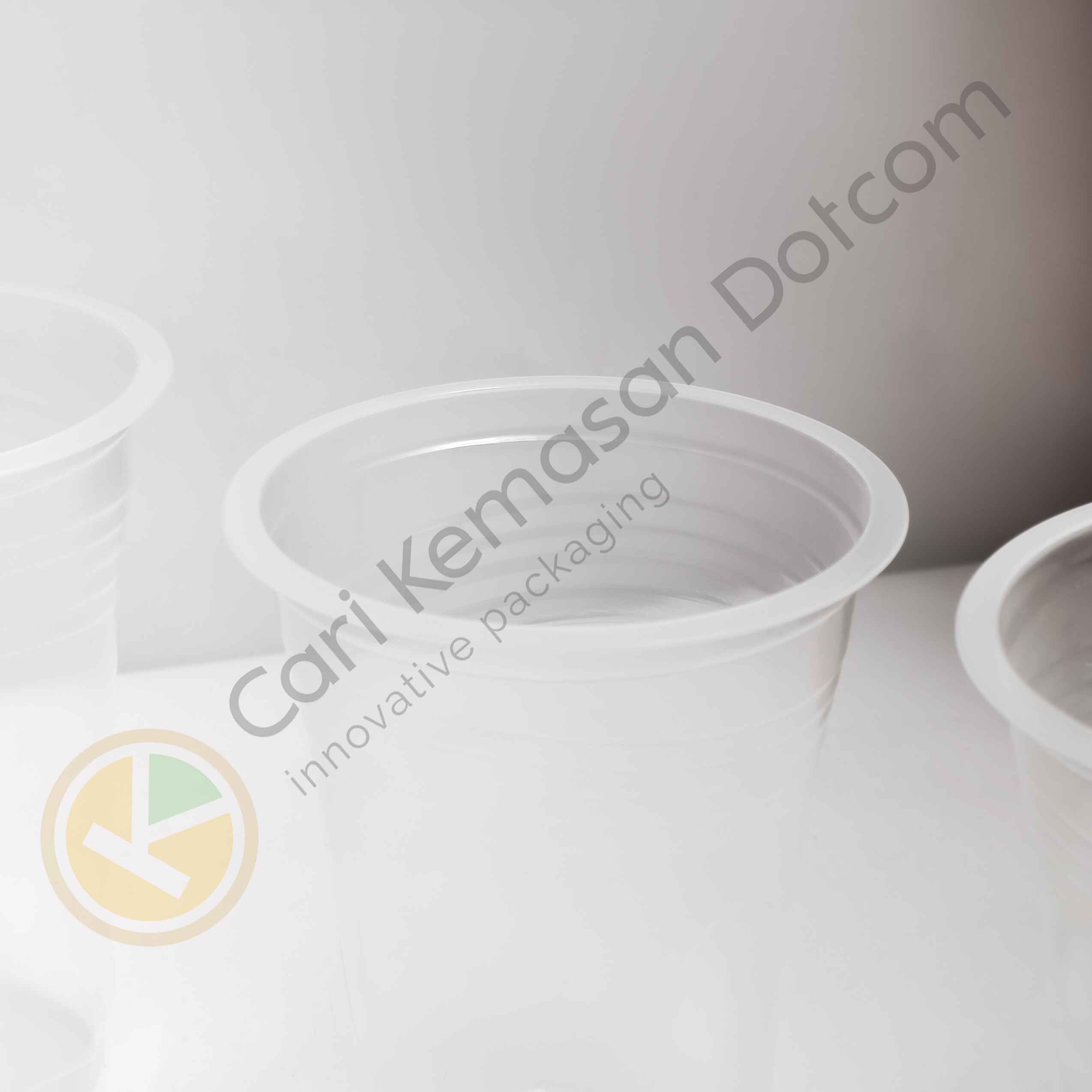 ISI 50 Gelas Plastik 220 ML Transparan Cup Bening - Gambar 4