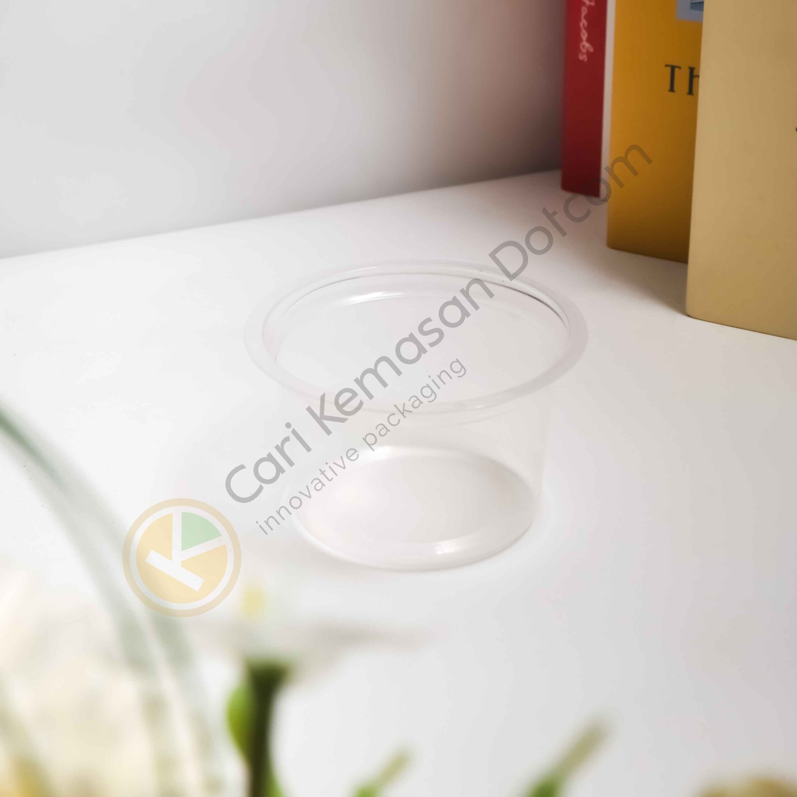 ISI 50 Gelas Plastik 130 ML Transparan Cup Bening - Gambar 2