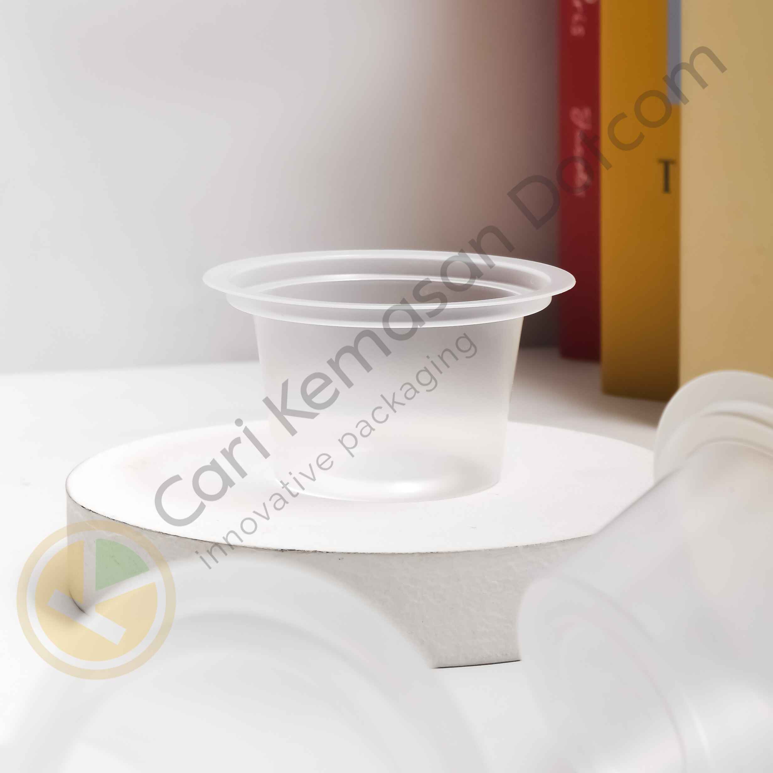 ISI 50 Gelas Plastik 90 ML Transparan Cup Bening - Gambar 5