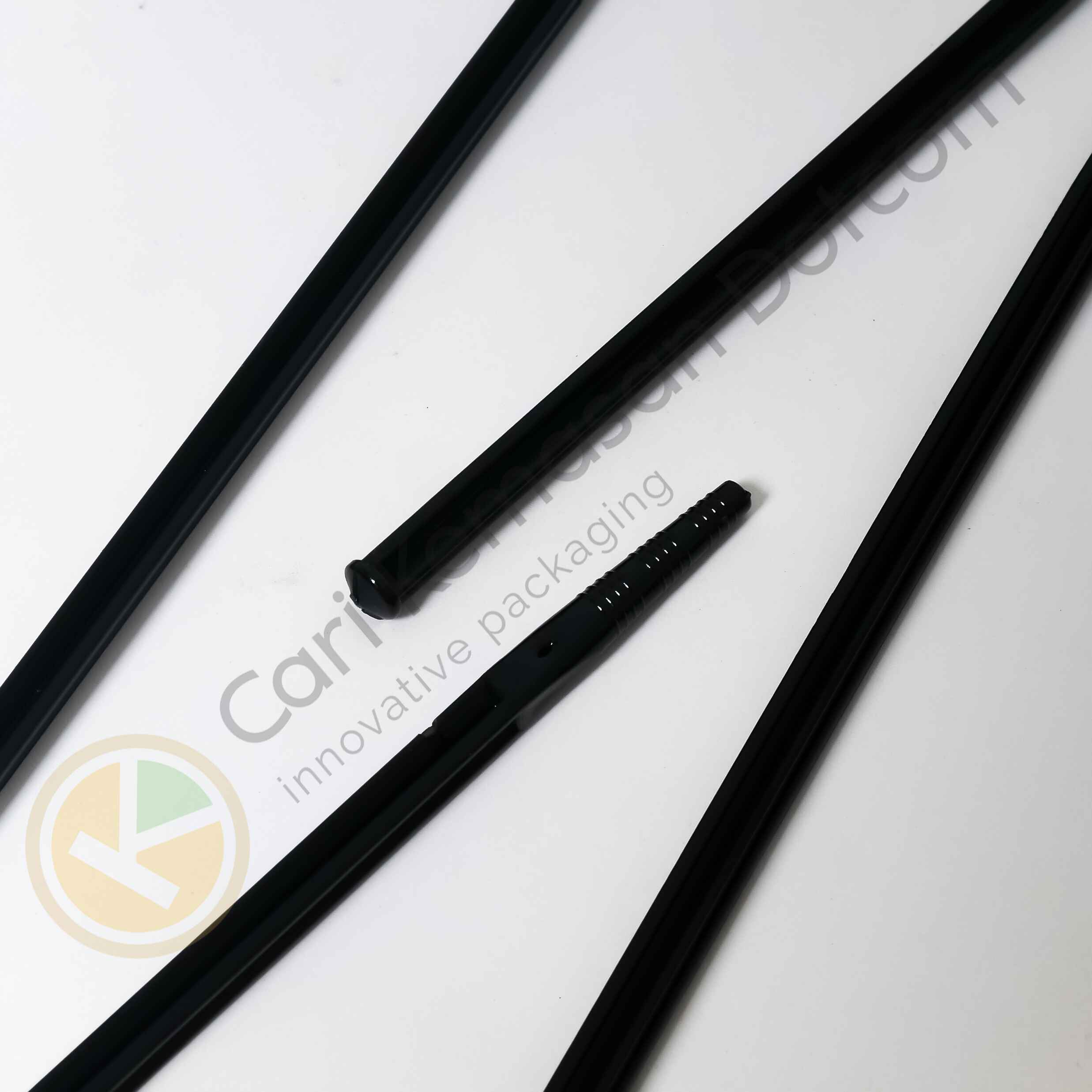 ISI 15 Sumpit Plastik Food Grade – Warna Hitam - Gambar 2