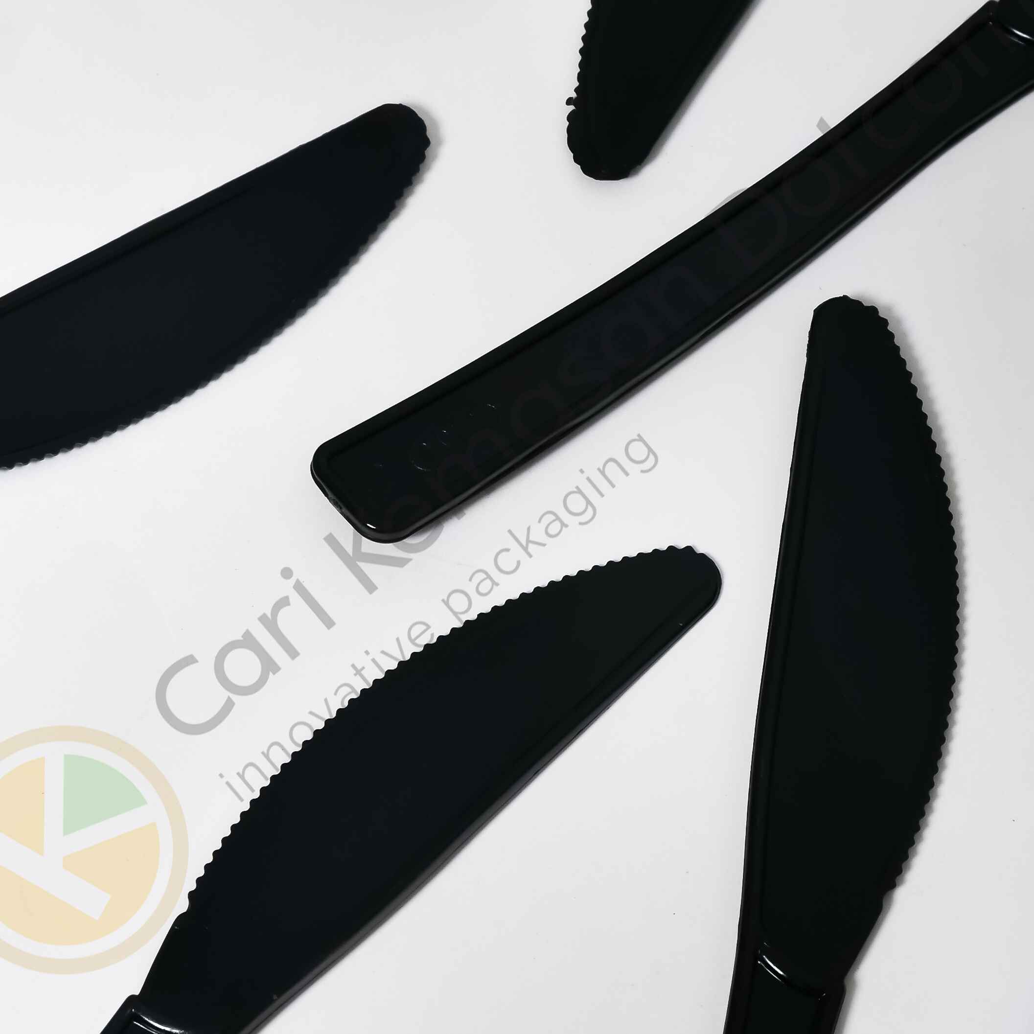 ISI 25 Pisau Plastik Food Grade – Warna Hitam - Gambar 2