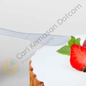 P1810532 ISI 25 Pisau Plastik Food Grade – Warna Putih